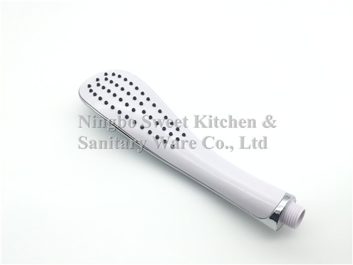 ABS chrome plating single function shower head hand shower spray shower
