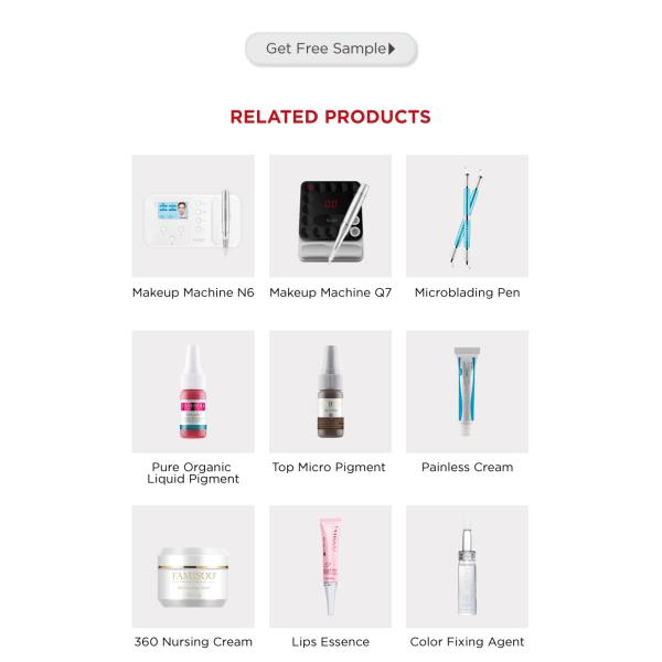 OEM new cosmetic permanent makeup tattoo pen eyebrow micropigmentation machine