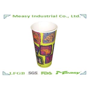 20oz / 22oz Eco-friendly Cold Paper Cups Double PE Material