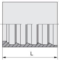 Pipe Lines Connect Round Head Type Ferrule for 4sp 4sh/12-16 R12/06-16 Hose 00400 Easy