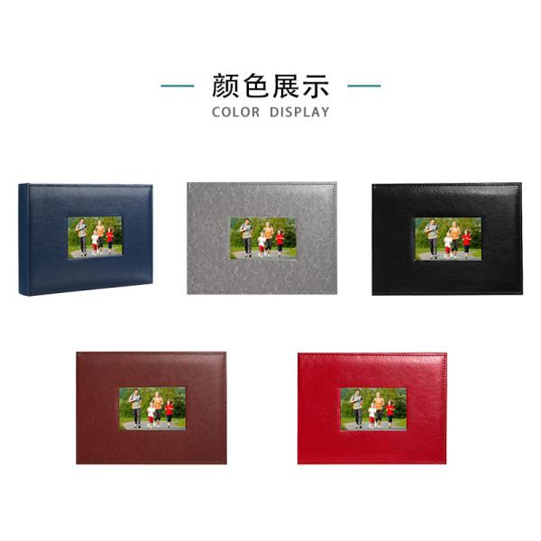Insert Card Collection Binder Pu Leather Multifunction Large Photo Album