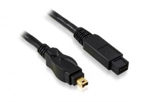 Quality Firewire 800 IEEE cable 1394B 9 Pin to 4 Pin 2m best data transfer cable for sale