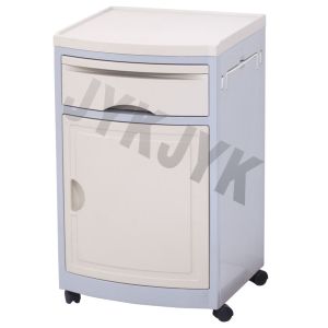 ABS Plastic Medical Nightstand Bedside Table Cabinet Furniture With Drawer
