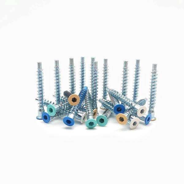 Furniture Straight Repair Countersunk Head Socket Head Screws Self Tapping Roller Thread