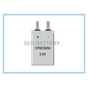 Quality High Capacity Ultra Thin Battery LiMNO2 CP603956 3200mAh 3.0 Volt For Smart Card for sale