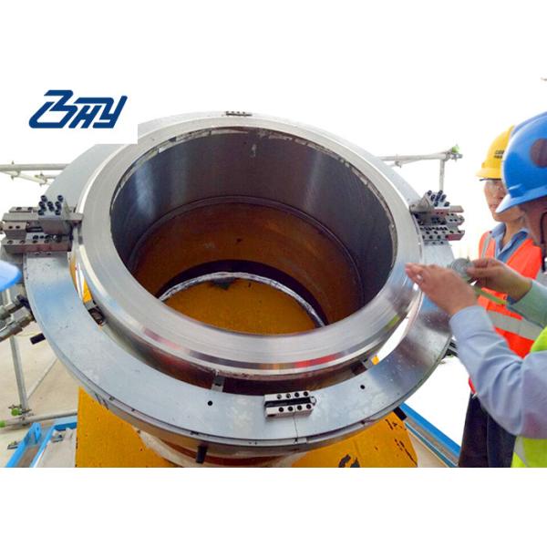 High Strength Hydraulic Pipe Beveling Machine Clamshell Pipe Cutter For Stainless Steel