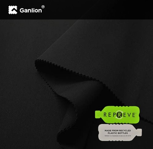 205GSM Woven Organic Cotton Recycled Fiber Fabric Plain 1/1 SGS OCS