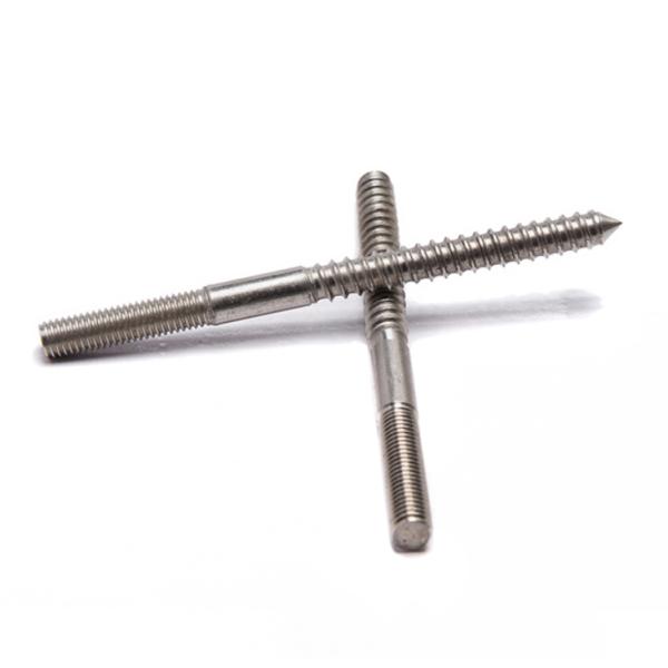 Stainless Steel Solar Panel Mounting Double Thread Screw M10*200mm Dual Thread Screw