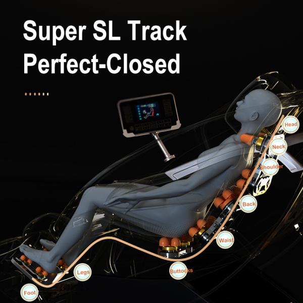 Vibrating Recliner SL Track Massage Chair HiFi Surround 30min AI Odm