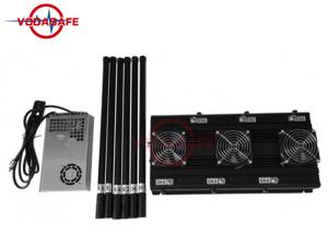 Quality 90W Fixed Six Way Drone Signal Jammer High Output Power For Churches / Museums for sale