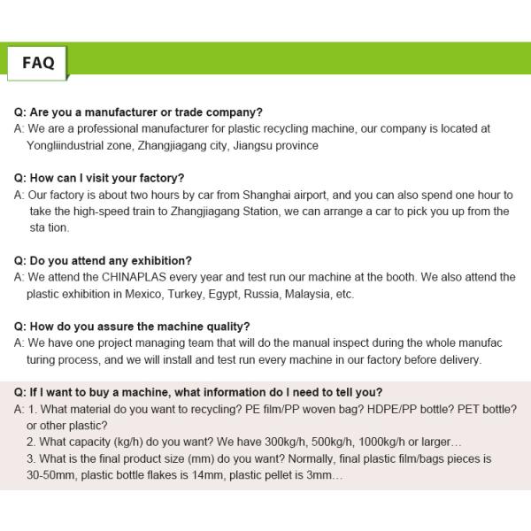 Cleaning Washing Waste Shredder Crusher Machine Recycling Line PP PE Plastic Bottles