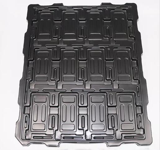 Black Plastic Blister Packaging Box Antistatic Esd Chocolate Blister Tray