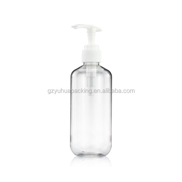 Clear 300ml Empty Plastic Pump Bottles PET For Hand Sanitizer And Alcohol