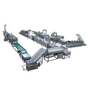 Quality Full Automatic Potato Chips Making Machine Frozen French Fries Machinery for sale