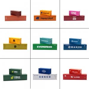Quality Model Railway HO Scale 1:87 train SHIPPING container for railroad landscape scenery layout for sale