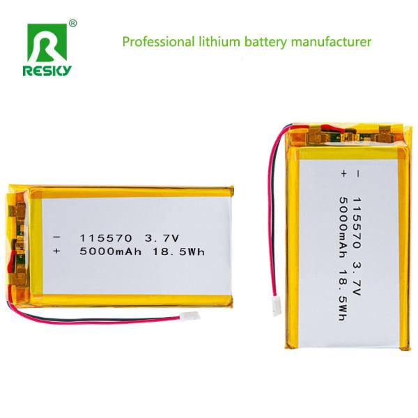 Lithium Polymer Battery Pack 115570 3.7V 7.4V 11.1v 5000mAh 18.5wh For Portable Medical Device