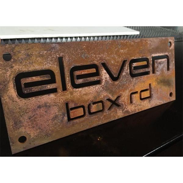 Vintage Corten Steel Wall Art House Number Ornaments OEM ODM