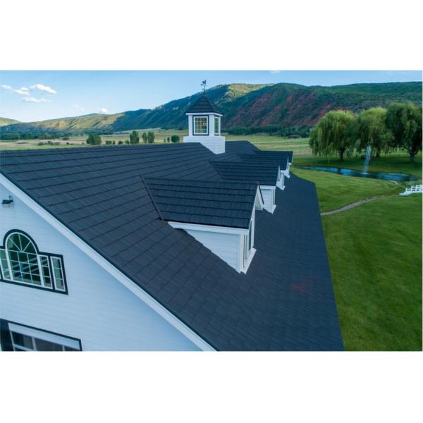 Roof Tile Roofing Sheet Galvalume Stone Color Coated Metal Roof Tiles Windproof 2.7kg/pcs