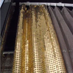 Quality High Grade Aluminum Sequins Fabric Mesh Cloth for sale