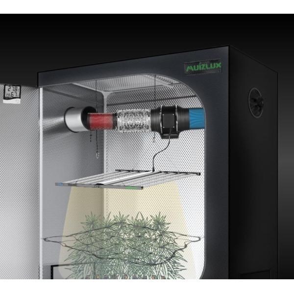 150x150x200 Grow Kit, 600D Grow Tent Complete Kit, Oxford Fabric , Metal Frame, for Hydroponic Indoor Plant Growing