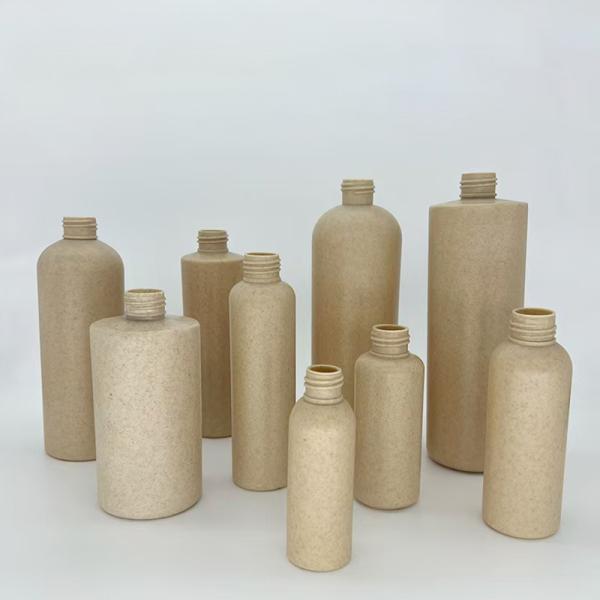 Eco-friendly 120ml Wheat Straw Plastic 120ml Bottle Used For Shampoo