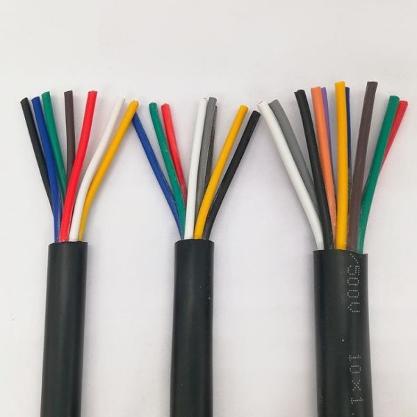 300V PVC Sheathed Cable 0.3-10mm2 With Stranded Bare Copper Core