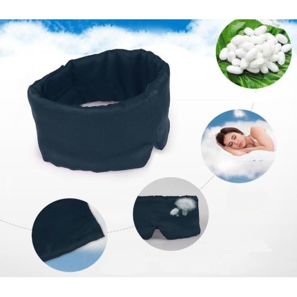 Pure Lightweight Silk Fabric 100% Mulberry Silk Eye Mask With Elastic Band