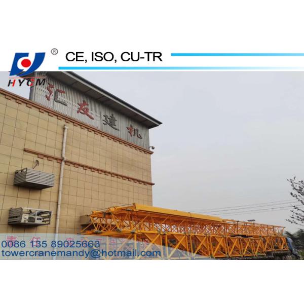 55m Tower Crane Jib Length 380V/50Hz Topless Tower Cranes 160m Max. Lifting Height Types of Tower Cranes