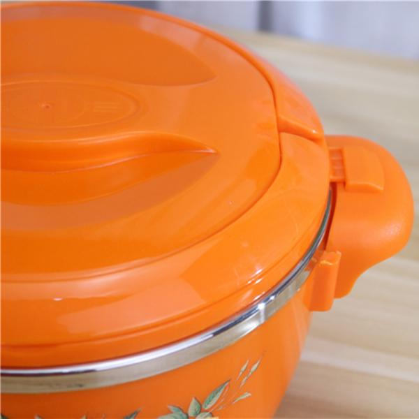 Plastic Handle Stainless Steel Fresh Hot Pot Eco 4pcs Lunch Box Set for School