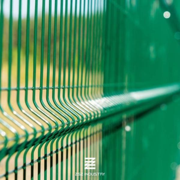 PVC Coated 3D Welded Wire Mesh Fence Panels 1530mm X 2500mm For Garden Fence