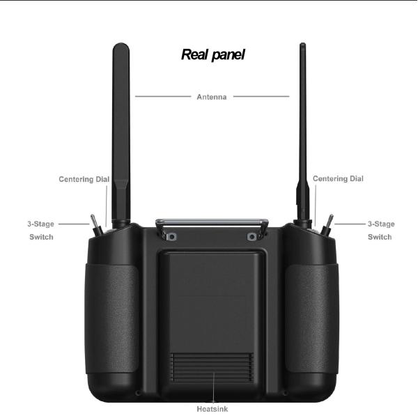 High Brightness LCD IP67 30km UAV Parts , PIX APM Drone Remote Control