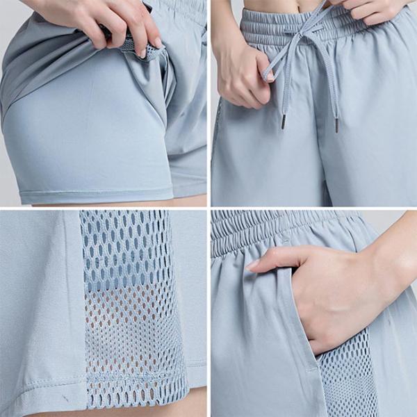 Custom Black Drawstring Waist Track Shorts Quick Dry Mesh Sports Running Shorts