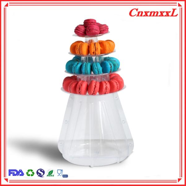 4 tier macaron tower