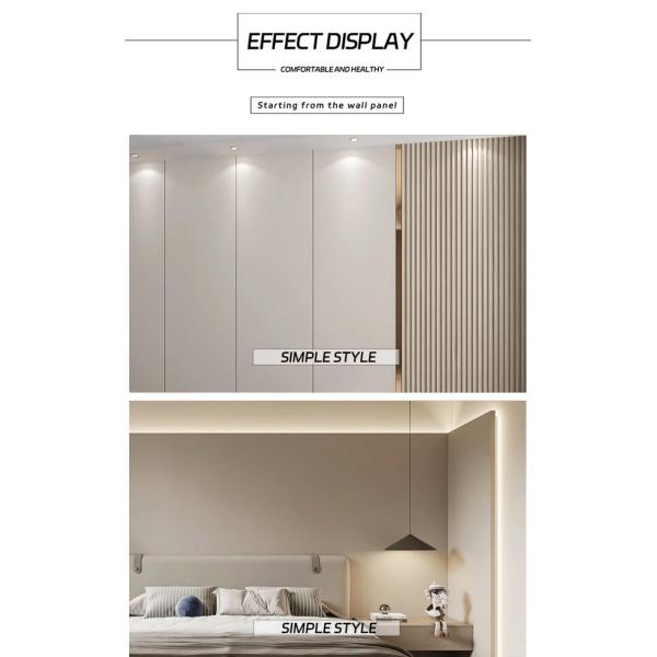 Waterproof Marble Bamboo Charcoal Fibre Board 1220*2600mm