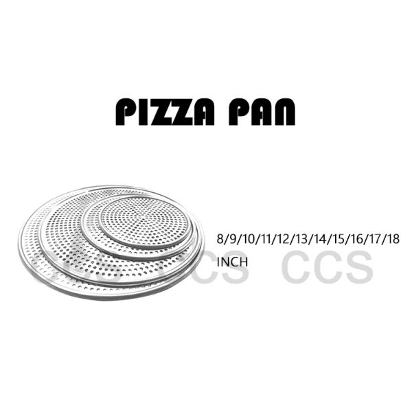 11 inch perforated round punched pizza pan with holes baking tray aluminum pizza pan tray bandejas para panaderia