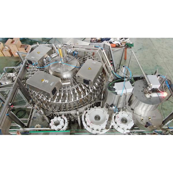 3 In 1 Glass Bottle 40000BPH 750ml Beer Filling Machine