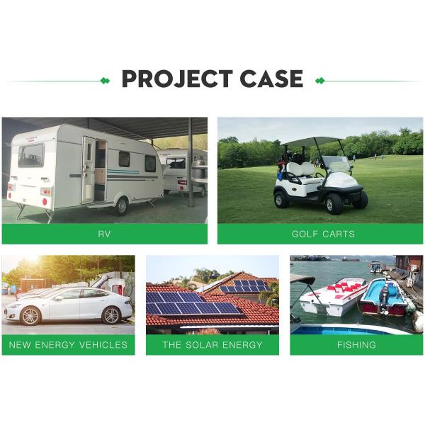 25.6V 200Ah LiFePO4 Solar Power System Battery Long Service Life