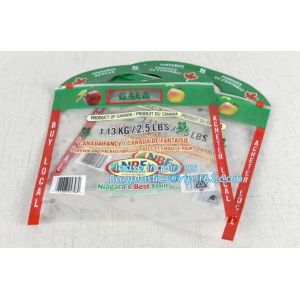 resealable stand up pouch slider zipper fresh fruit/vegetable protection