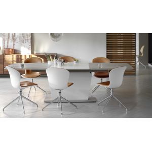 Durable Adelaide Fiberglass Dining Chair With Fully Upholstered Version