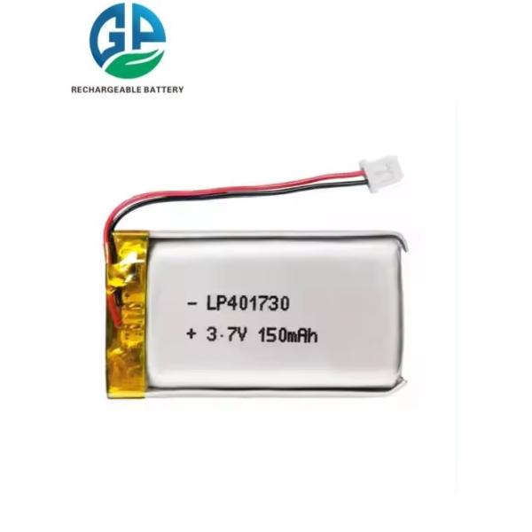 KC Approved Rechargeable Lithium Polymer Battery 3.7V 150mAh 401730 LiPo Batteries With PCB Wires