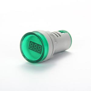 Quality 22mm small digital tube led round mini digital display frequency meter electronic indicator lamp measuring for sale