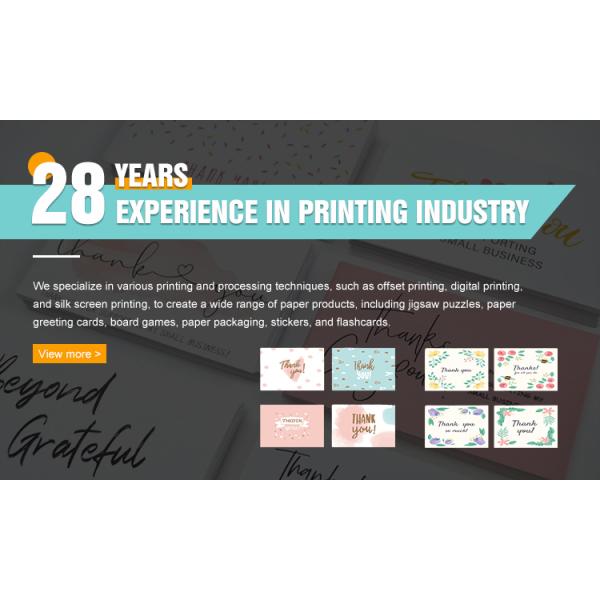 Custom Logo Printing Business Feedback Cards in Purple for Small Business Promotion