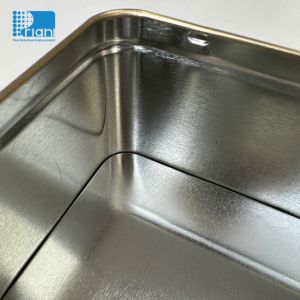 Food Grade Gift Wrapping A Round Tin , Empty Metal Wine Bottle Tin Packaging