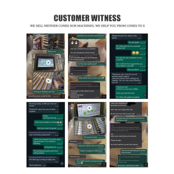 28 Plates Wafer Cone Production Line Commercial Industrial Wafer Maker Machine