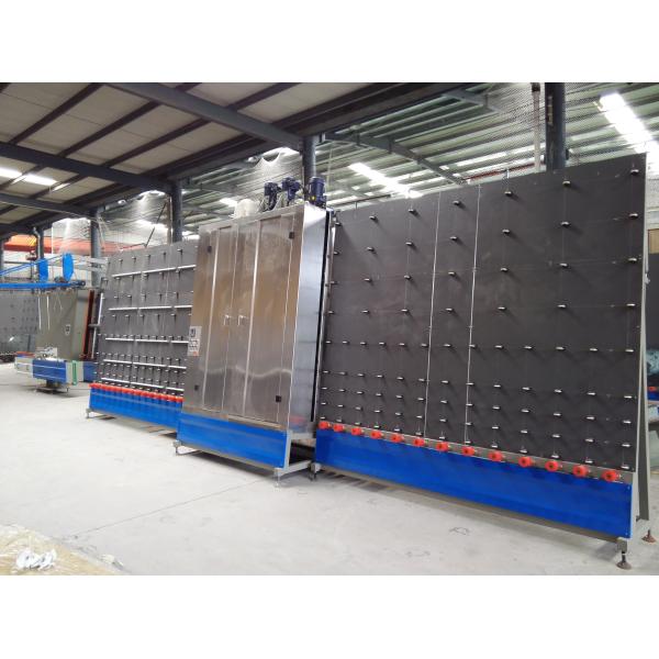 Stainless Steel Low - e Insulating automatic glass washer Machine PLC Control System