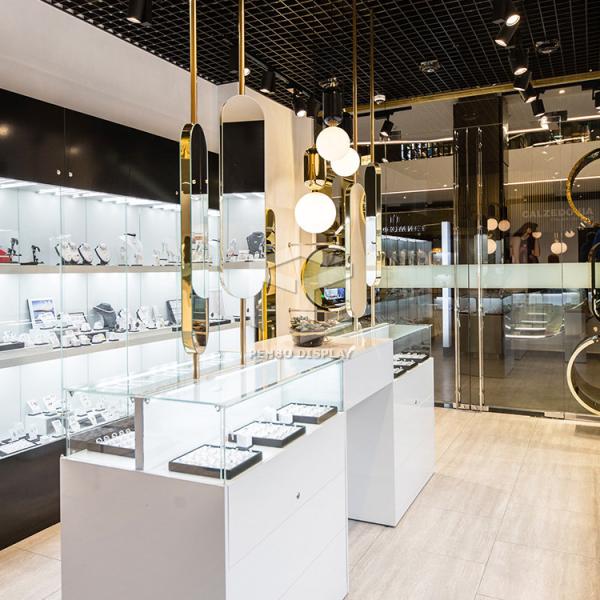 3D Jewellery Shop Counter Display 1200*600 EPE Foam Packaging Design With Logo