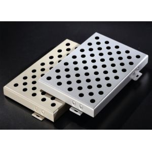 Quality Elegant Appearance 3mm Aluminum 1050 Perforated Metal Panel for sale