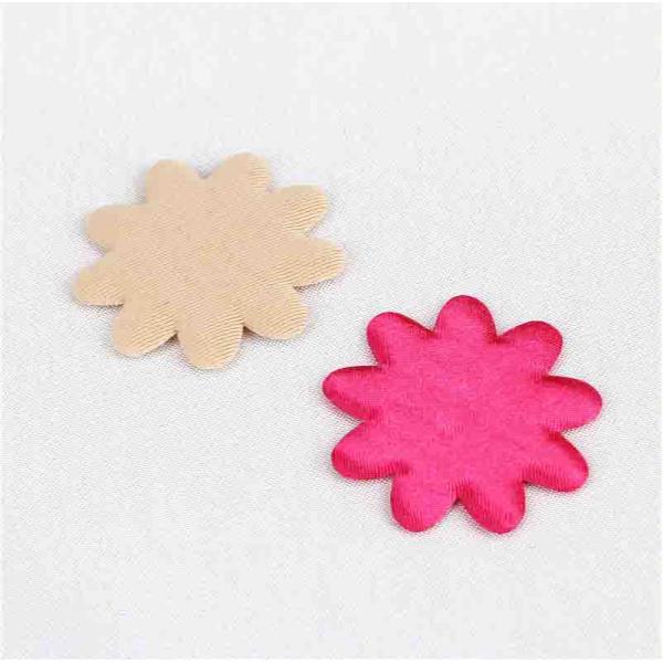 Multi-Color Satin Applique Flower Applique Crafts For Garment Accessories Size 40 mm