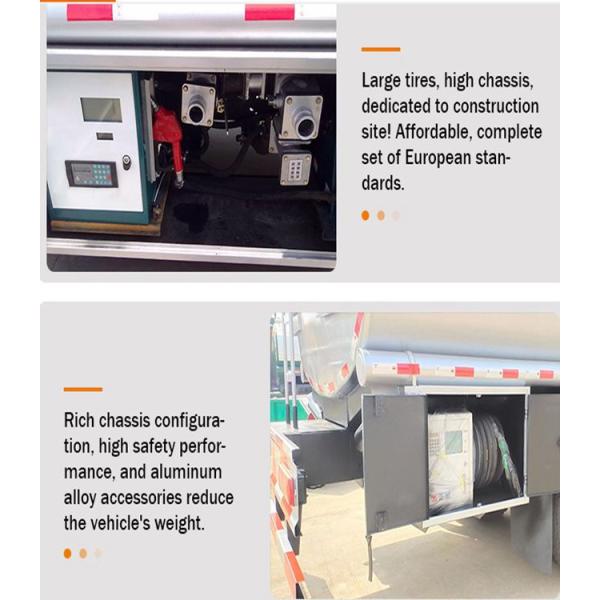 LHD RHD Oil Tanker Truck SINOTRUK 3 Axles 3 Compartments 6X4 30Cbm Loading Volume Euro II With Hydraulic System