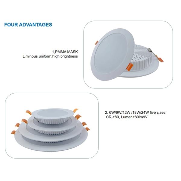 Embedded Installation 120 Degree 30mm Ceiling Led Panel Lights